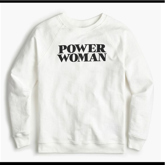 J. Crew Tops - JCrew X prinkshop Power Woman Sweatshirt
